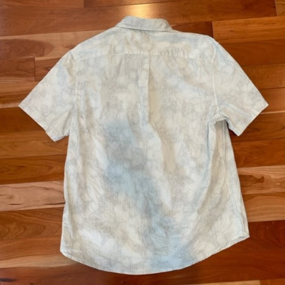 U.S. Polo Assn. Slim Fit Stretch Button Down Short Sleeve Shirt IP3 - Men's XL - Picture 6 of 6